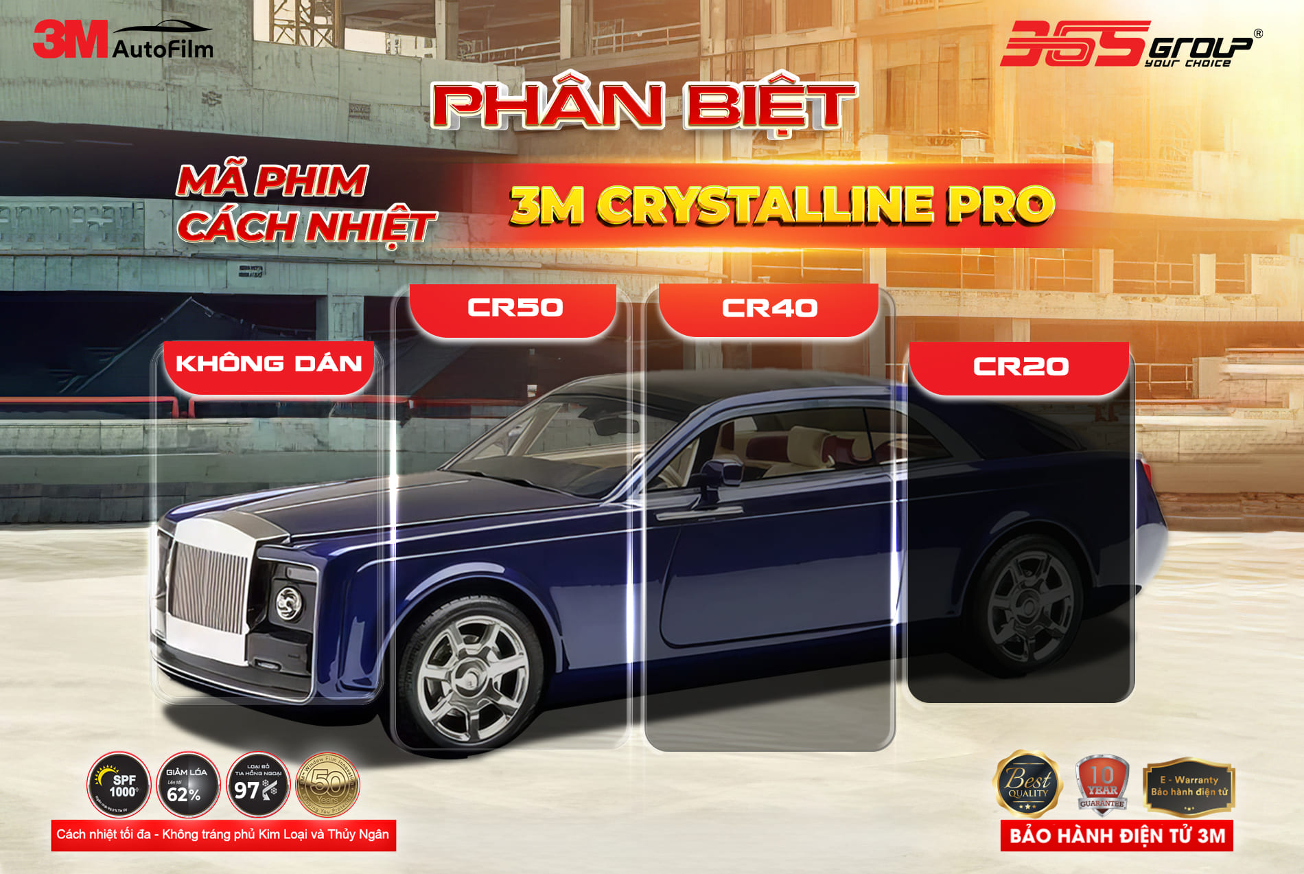 Gói giá rẻ 3M Crystalline Pro