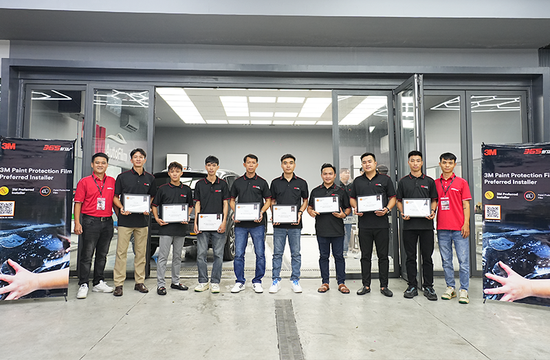 đơn vị cấp chứng nhận thi công ppf 3m đầu tiên ở Việt Nam