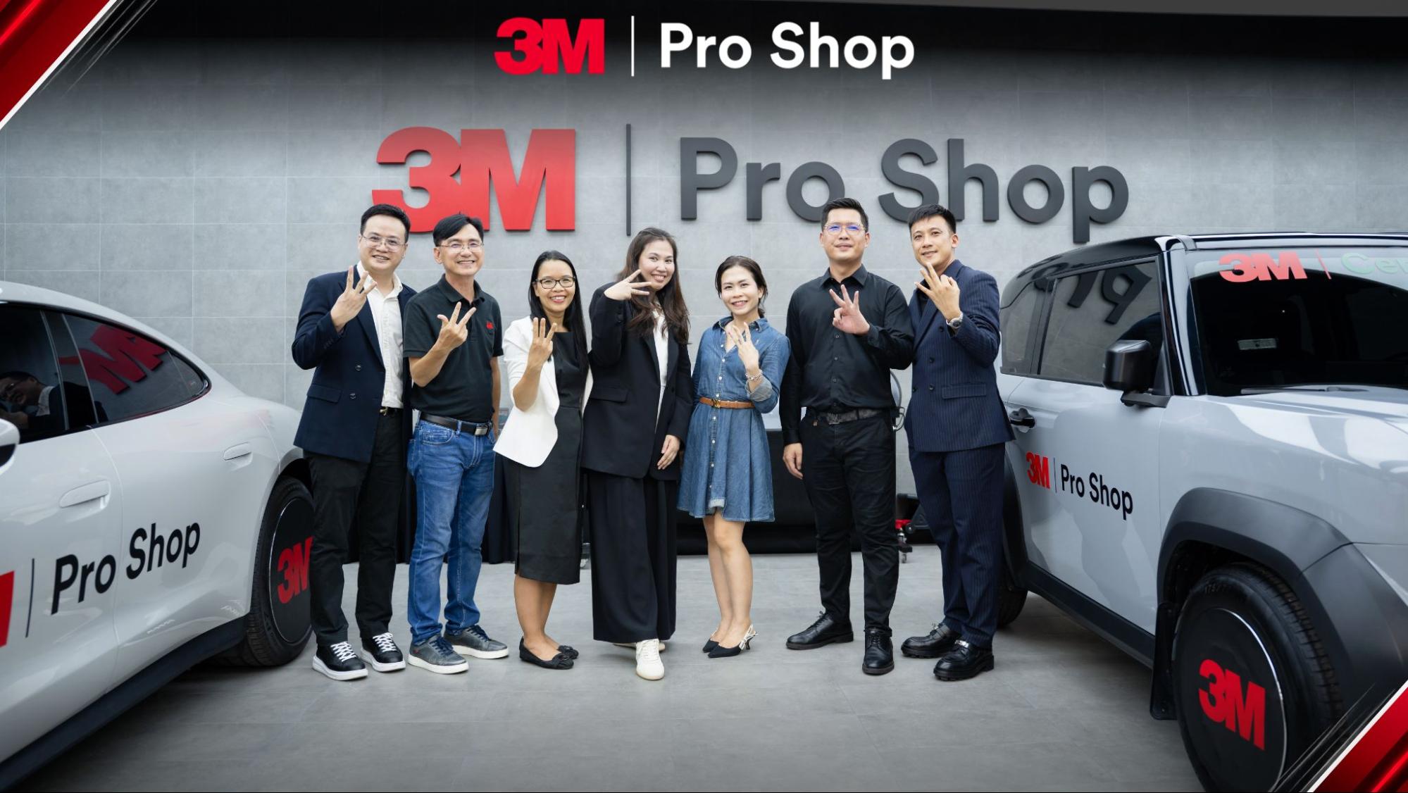 Toan canh khong gian le khai truong 3M Pro Shop - 3M Training Center dau tien tai Viet Nam
