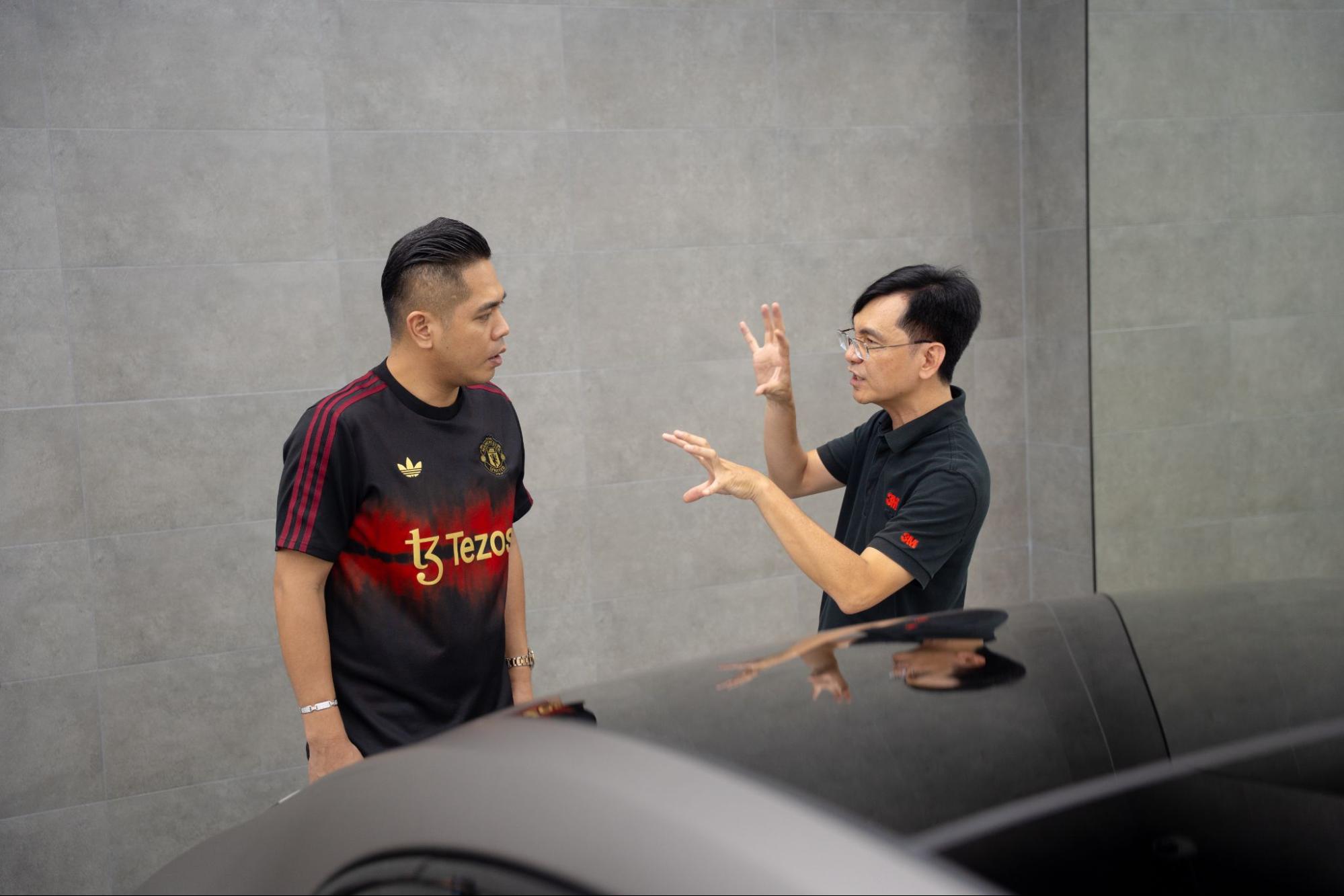 Ky thuat vien gioi thieu giai phap 3M tai trung tam