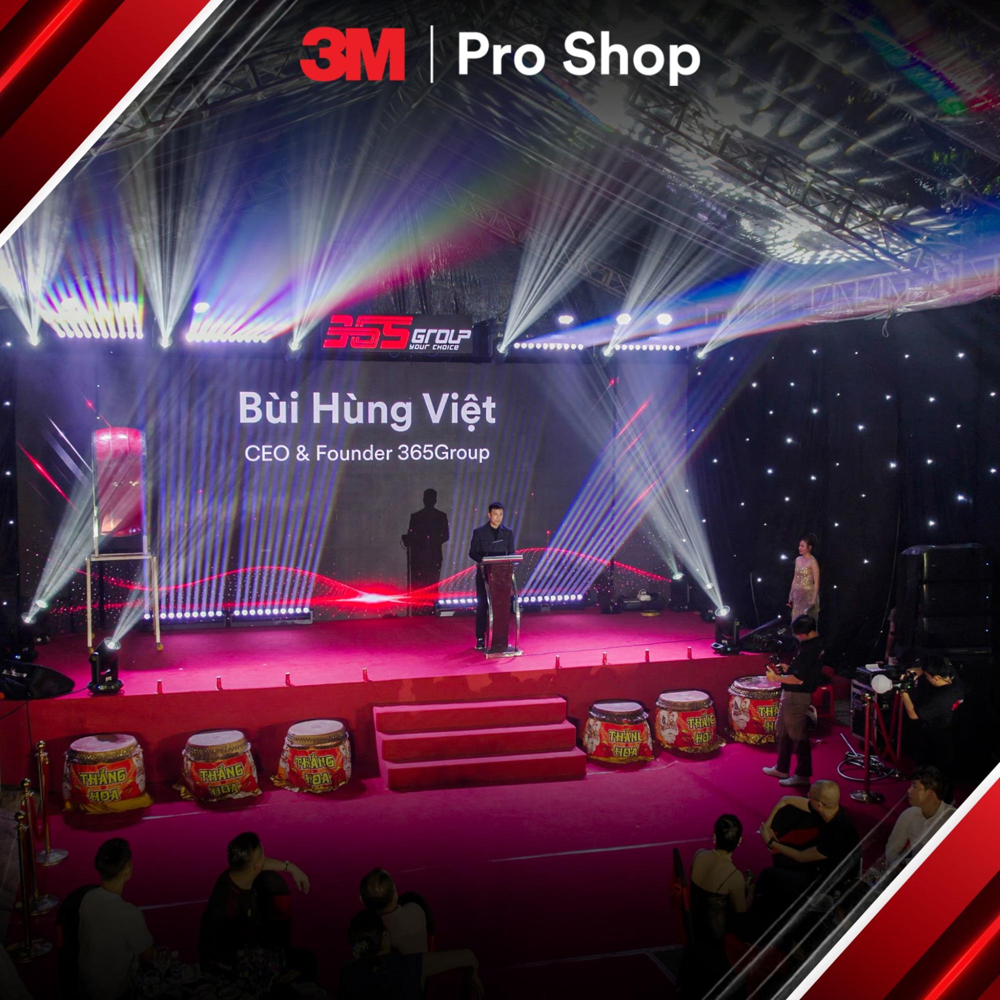 Ông Bùi Hùng Việt chia sẻ tại lễ khai trương 3M Pro Shop