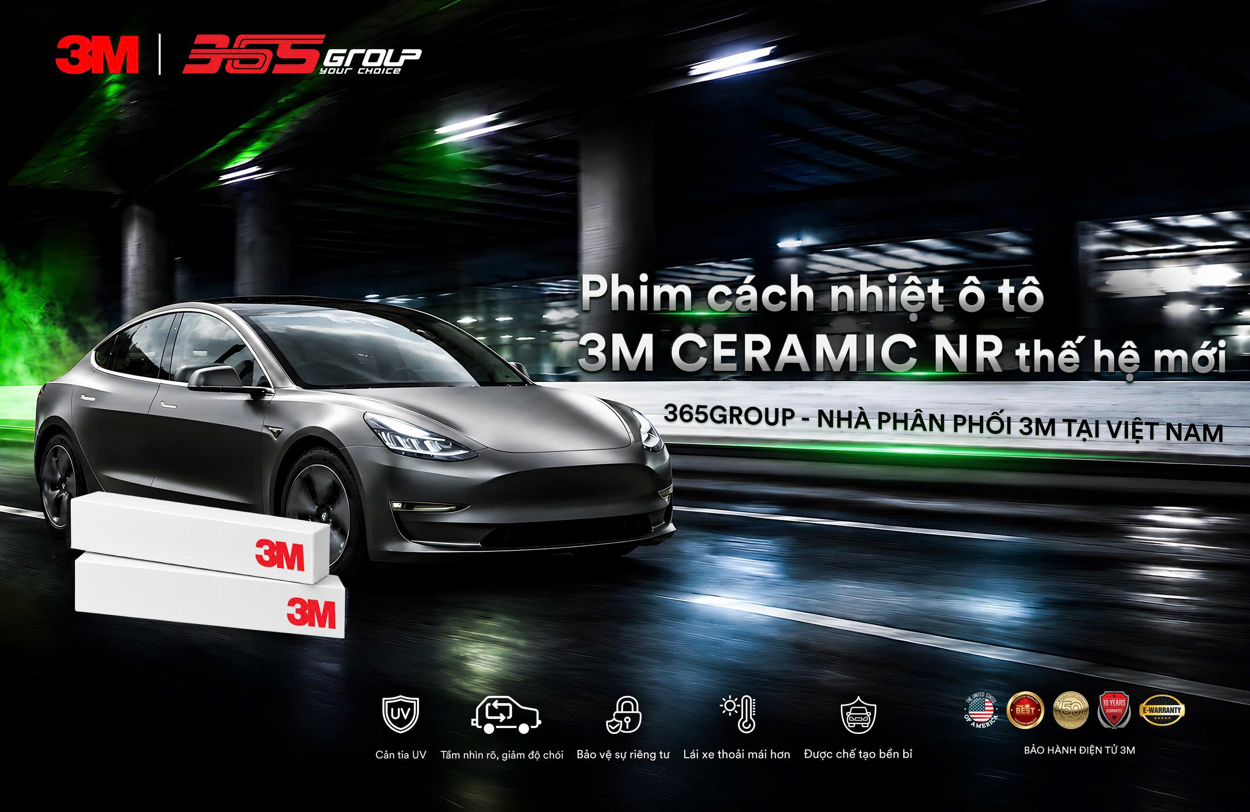 Phim cách nhiệt 3M Crystalline chính hãng